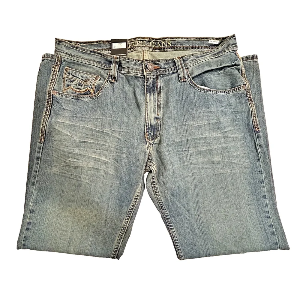Mens Pepe Jeans Relaxed Low-Rise Straight Leg NWT 38x30 - Picture 3 of 16